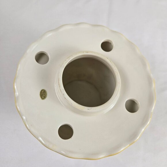 Gingerbread Man Themed Jarred Candle Topper or Shade Ceramic Wavy Edges - Picture 5 of 7